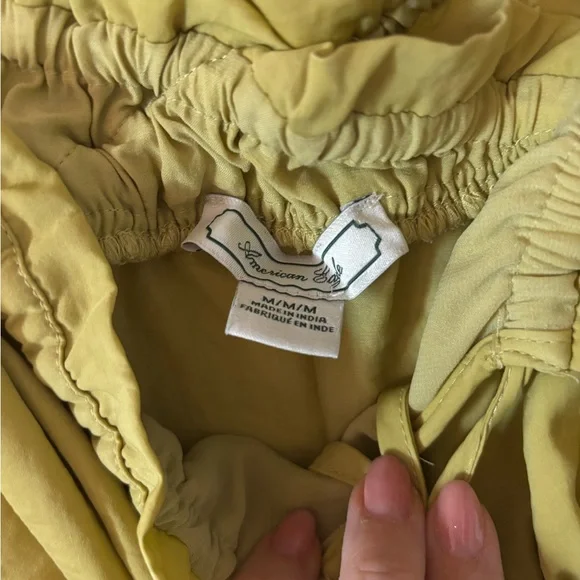 American Eagle Outfitters Mustard Ruffle Camisole - Picture 3 of 3